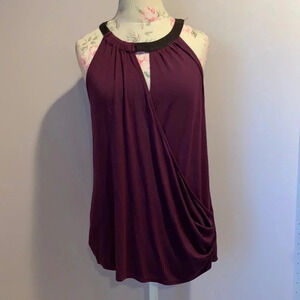 Ella moss purple sleeveless top size small
